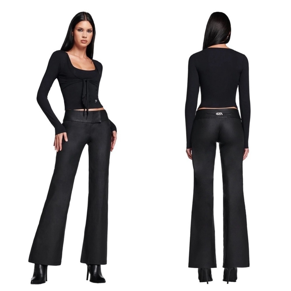 I.AM.GIA Black Boot Cut Flare Pants